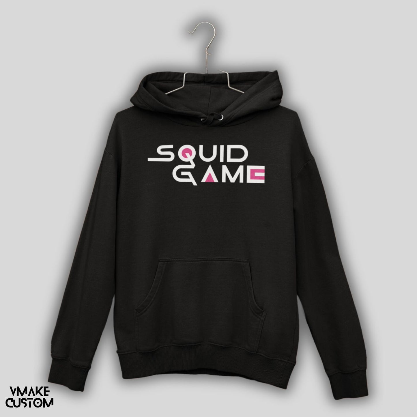 SquidGameInspiredPulloverHoodieBlack