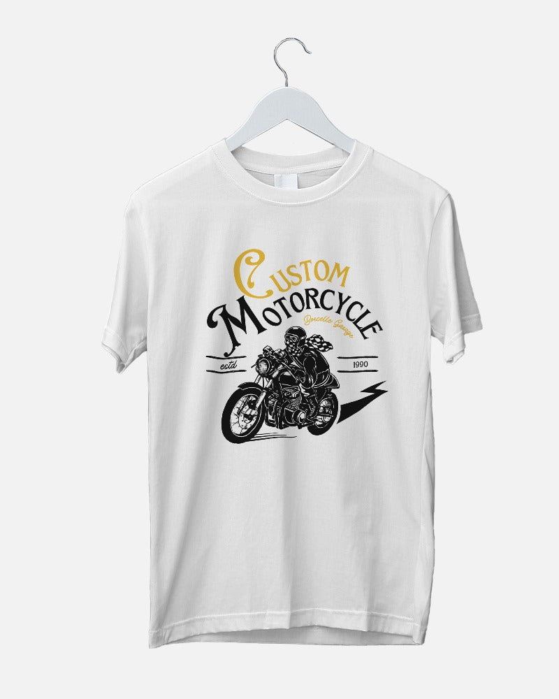 Custom Motorcycle Regular Fit T-shirt
