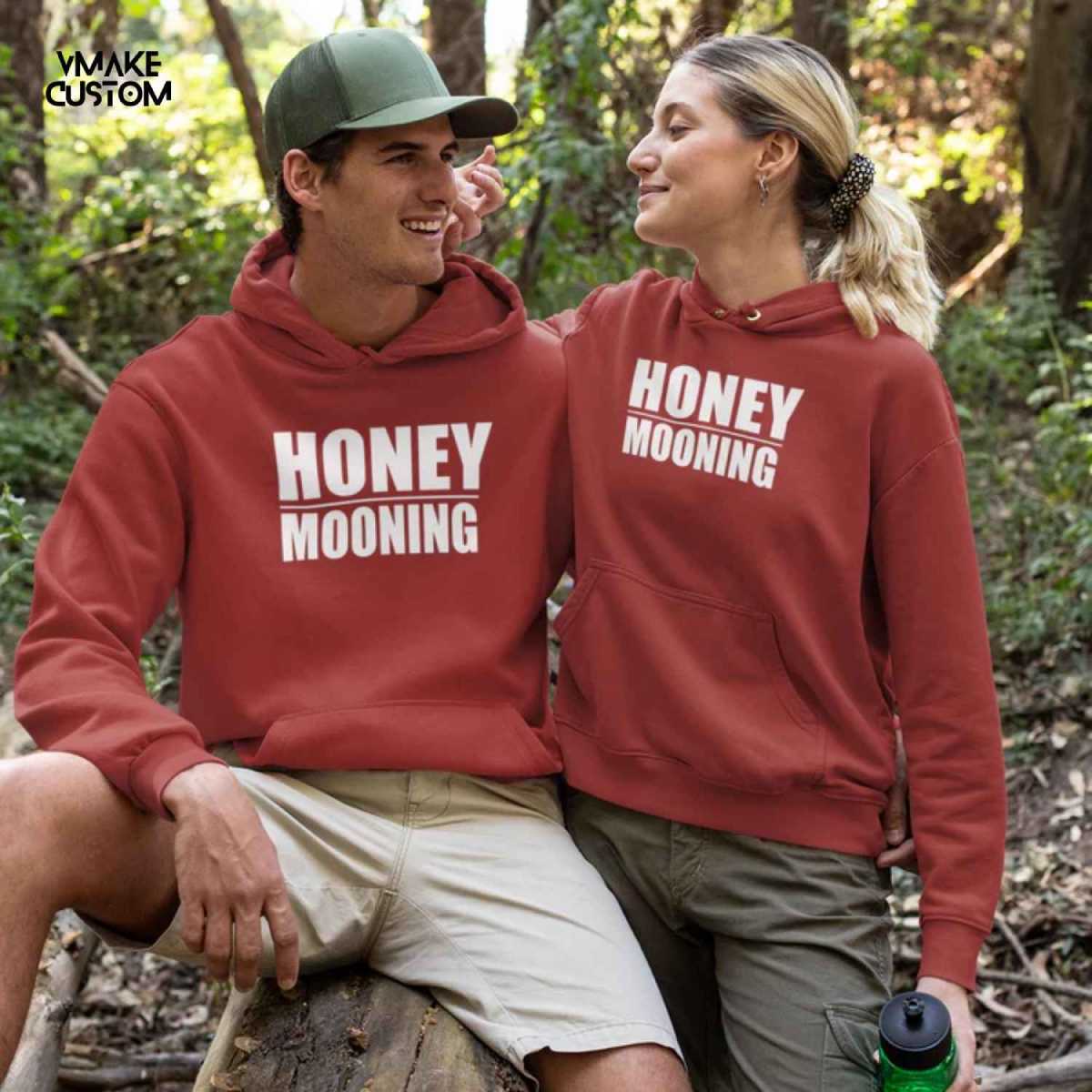 Honey Mooning Hoodies for Couple