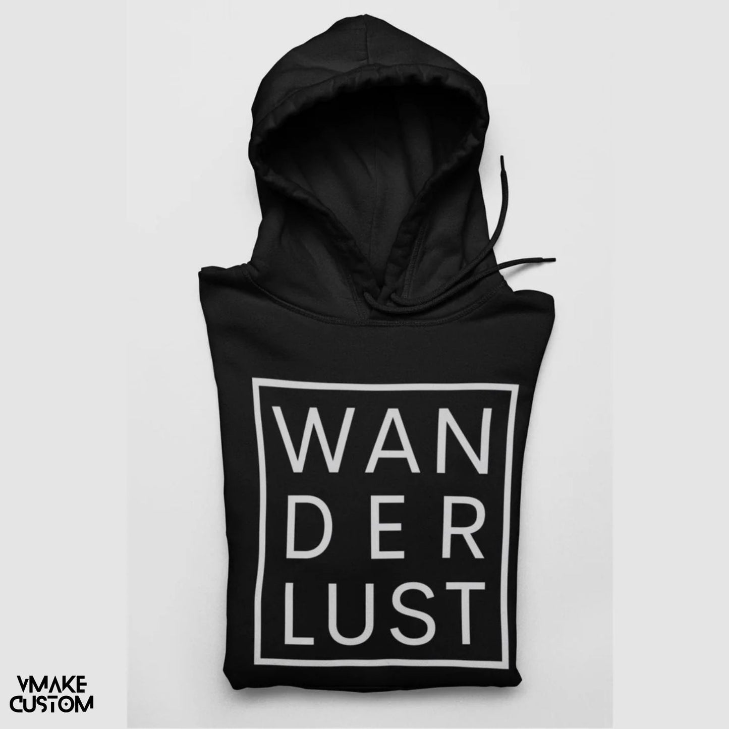 Wanderlust Black Unisex Hoodie